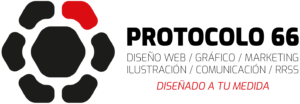 Logo Protocolo 66 | Diseño gráfico, diseño web y marketing en Pamplona