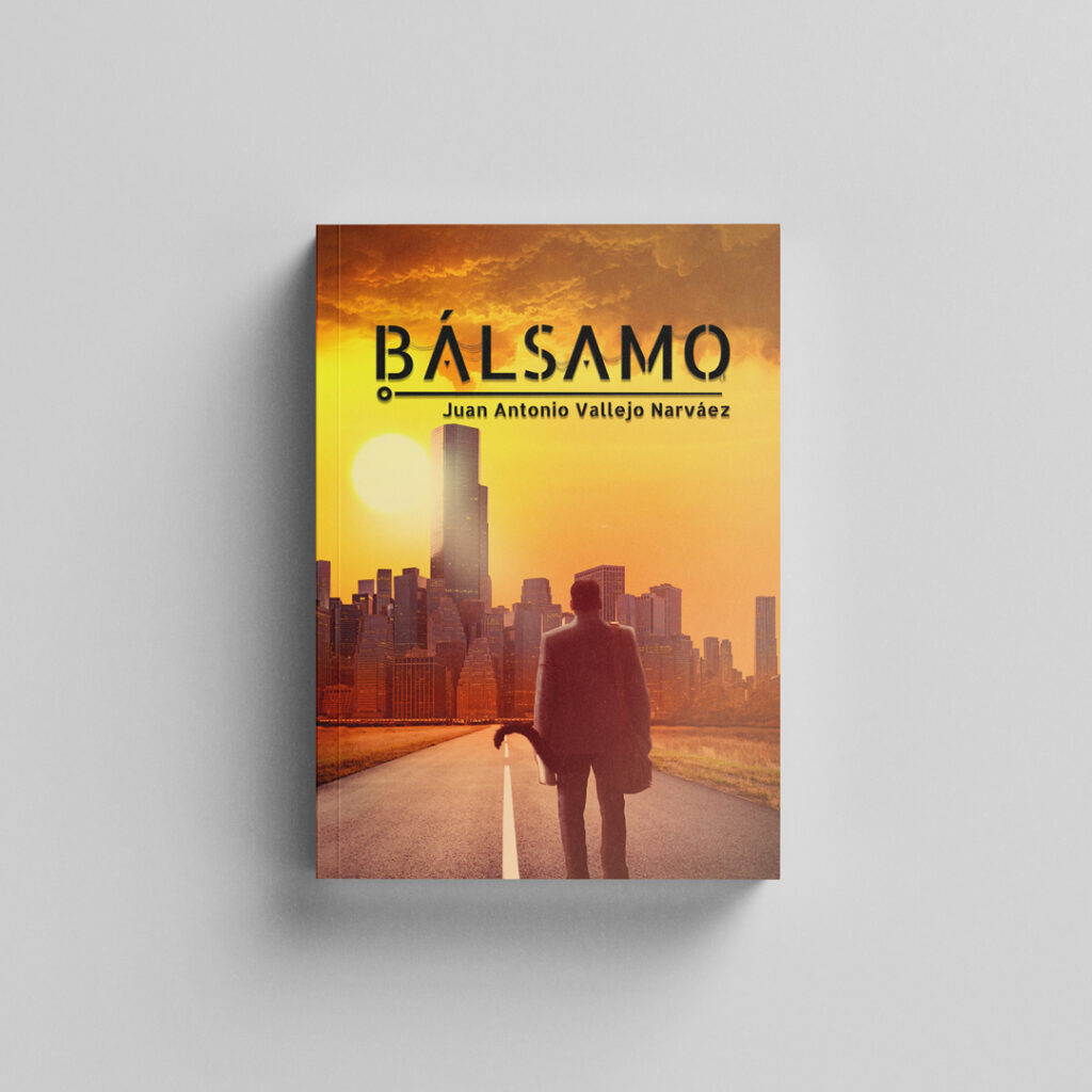 Ilustracion de cubierta y maquetación de libro - Balsamo - Protocolo 66 - Diseño Grafico en Pamplona