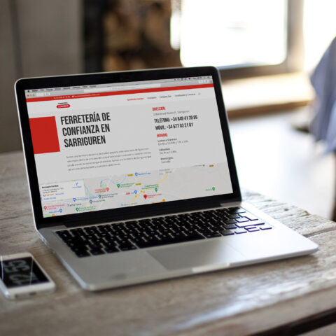 Detalle de la web realizada para COMBER