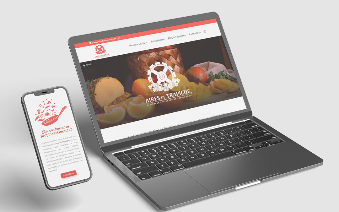 Diseño web para las franquicias Aires de Trapiche