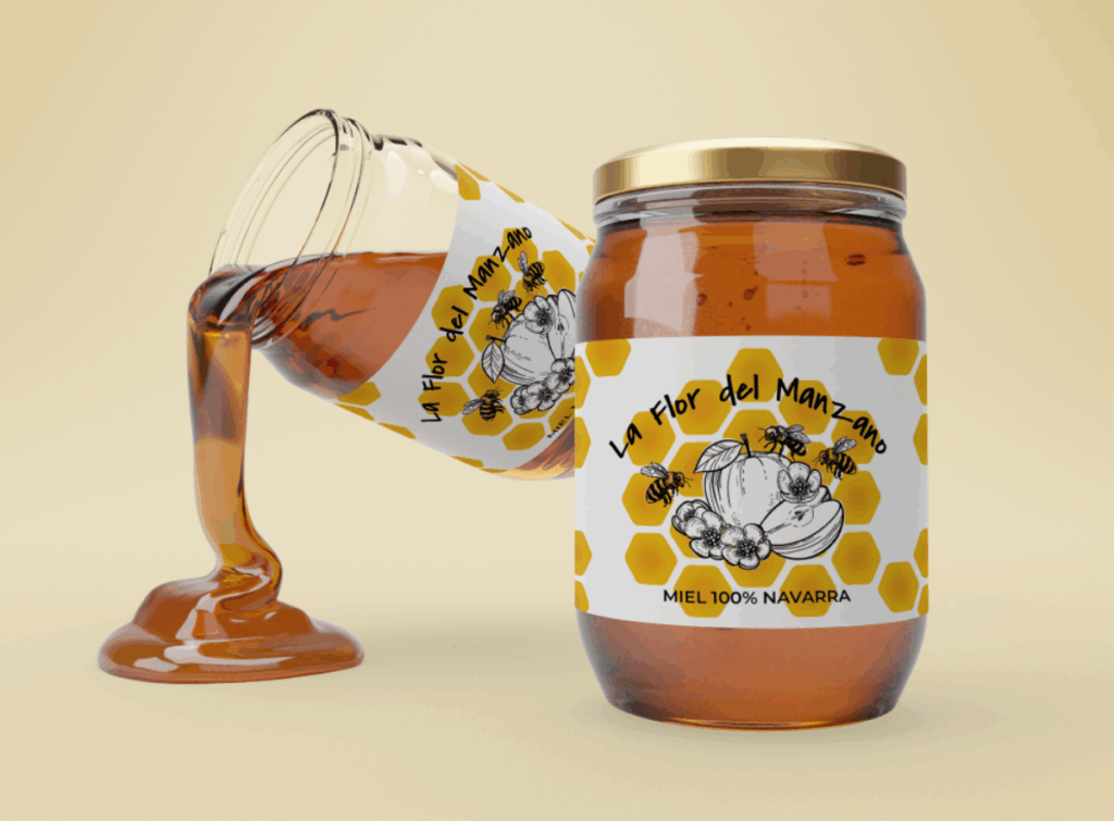 Nuevo diseño de etiqueta para miel ¡El arte de hacer miel dulce, y aún más dulce!