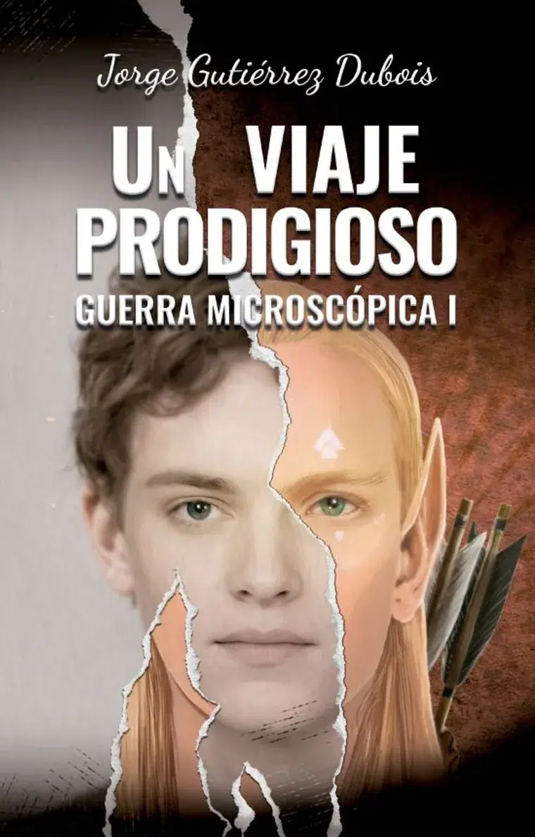 Portada de Un viaje prodigioso, Guerra Microscópica I, realizada por Pablo