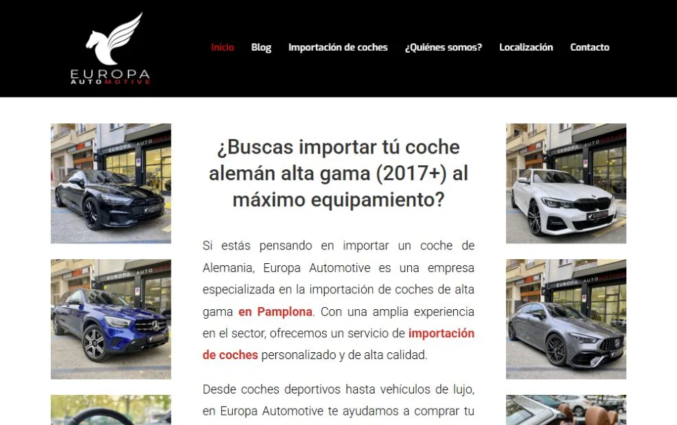 Web de Europa Automotive