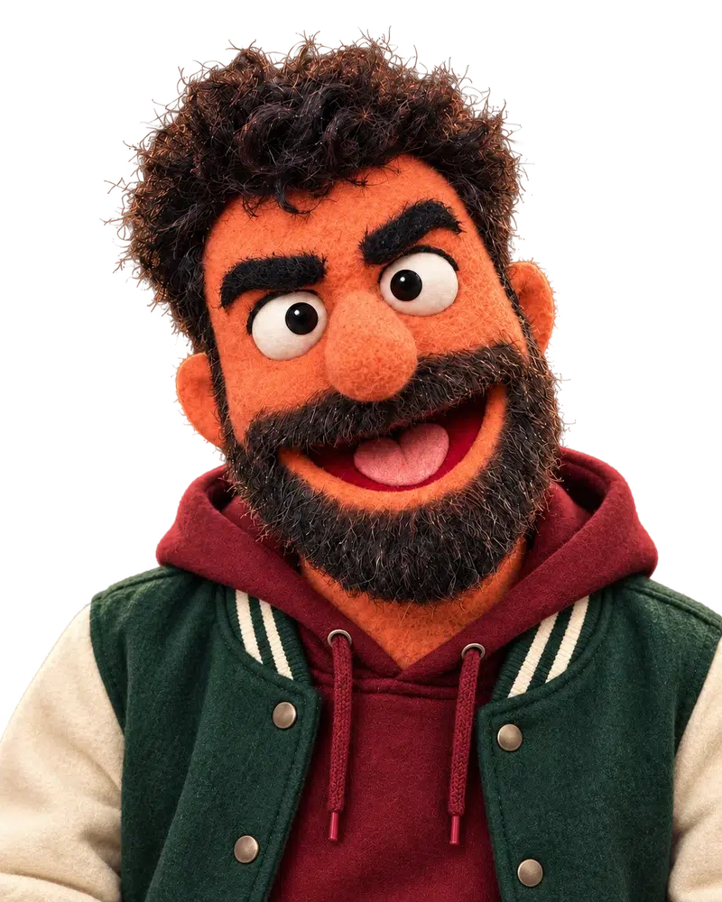 Fernando Osés, versión marioneta del equipo de Protocolo 66