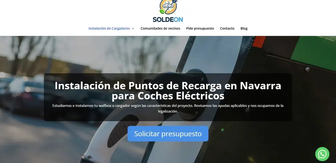 Web de Puntos Recarga Navarra